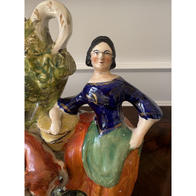 Antique Victorian Staffordshire Flatback Figure, 1860 For Sale - Image 3 of 11