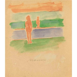 Mino Maccari, Horizons, Drawing on Paper, 1960s For Sale