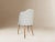 Contemporary White Yves Chair by Dovain Studio For Sale - Image 3 of 5