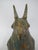 Metal Chinese Archaic Bird Bronze Ware Gold Toad Accent Ritual Wine Vessel Pitcher For Sale - Image 7 of 18
