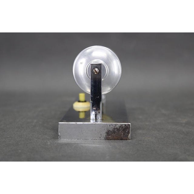 Bauhaus Tubular Chrome Wall Light with Cream Glass Shade from ESČ, Former Czechoslovakia, 1930s For Sale - Image 3 of 11