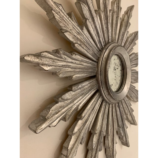 Antique Italian mirror that was gold leaf and is silver leaf now. From Florence, Italian. Extremely old I bought it myself...