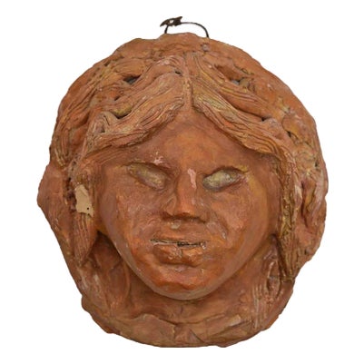 Sirio Pellegrini, Portrait Sculpture, 1960s, Terracotta For Sale