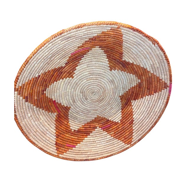 Native American 1980s Handmade Woven Decorative Basket. For Sale - Image 3 of 3