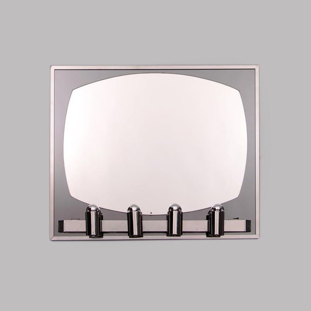 Theater Layout Mirror with Lighting, Netherlands, 1960s For Sale - Image 14 of 14
