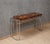 Chrome and Wood Console Table by Aldo Tura, 1970s For Sale - Image 11 of 13
