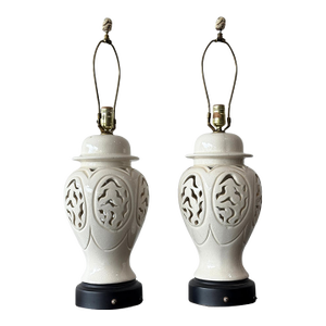 Pair of Vintage Table Lamps - Mid Century