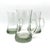 A striking set of three solid glass tankards (handled mugs) from the Mid-Century Modern era (circa 1960s/1970s). The...