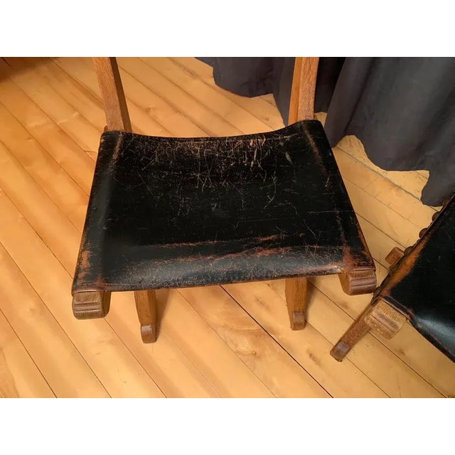 Wood Dutch Chairs by Bram Sprij, 1960s, Set of 3 For Sale - Image 7 of 18