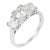 Vintage Gia 2.20 Carat Old European Cut Diamond 18k White Gold Engagement Ring, Size 7.5 For Sale
