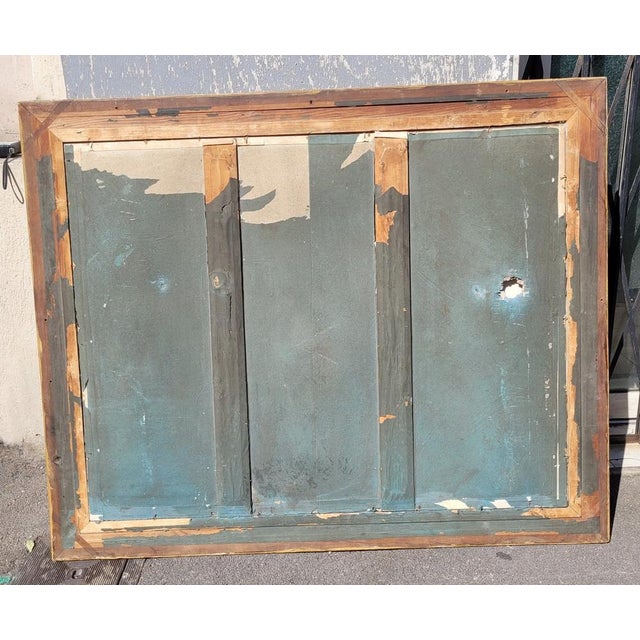 Large framed print entitled Jews before Solomon's Wall (translated into Hebrew and German): Jewish believers are shown...