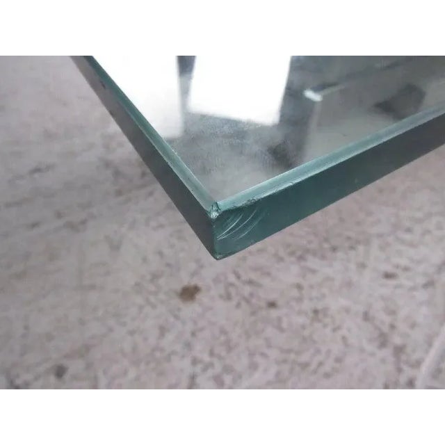 Vintage Stacked Chrome Coffee Table After David Hicks For Sale - Image 11 of 13