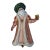 Vintage Pink Ceramic Saint Nicholas For Sale