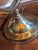Vintage Brass Horn-Shaped Lamp Table Lamp For Sale - Image 4 of 13