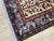 Vintage Afghan Tree of Life Bird Rug in Ivory, Indigo and Madder Red For Sale - Image 9 of 9