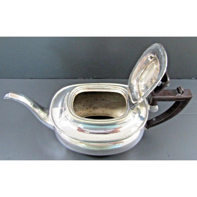 Antique Yeoman Plate England Coffee Pot and Teapot Set of Five C. 1920s For Sale In Miami - Image 6 of 18