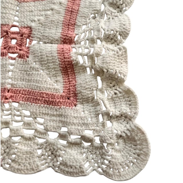 Beautiful, Shabby Chic style, square-shaped, handmade, vintage doily. The craftsmanship of these pieces is stunning. It...