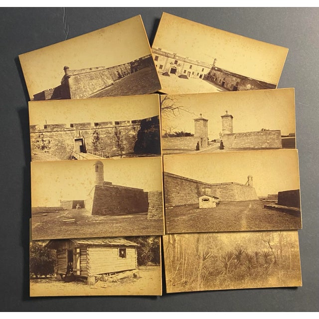 Photography Saint Augustine Florida 19th Century Photographs - Set of Eight CDVs For Sale - Image 7 of 7
