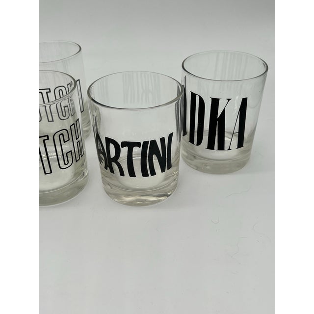 Mid Century Spirits Glasses - Set of 6 For Sale - Image 4 of 6