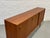 Long Mid Century Modern Teak Credenza | Danish Sliding Door Sideboard, C. 1960's For Sale - Image 14 of 15