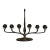Tiffany Studios New York Art Nouveau Bronze Six-Light Candelabra, Circa 1910s For Sale