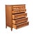 Sherrill Furniture Solid Cherry Italian Neoclassical Tuscan Style 38" Chest of Drawers 3100 For Sale In Kansas City - Image 6 of 14