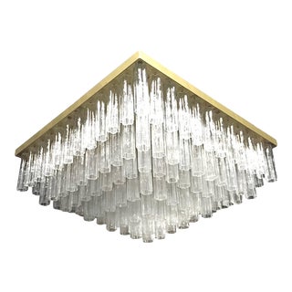 Grand Five-Tier Tronchi Chandelier, Mid Century For Sale