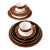 1980s Angela Cummings for Arita Japan Rare Dinnerware Set – 18Pieces For Sale