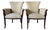 Vintage Regency Revival Carved Wood Armchairs – A Pair For Sale