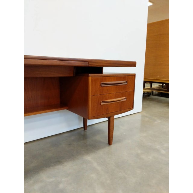 Vintage Mid Century Modern Teak Desk by G Plan For Sale In New York - Image 6 of 6