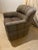 American Sherrill Upholstered Swivel Club Chair For Sale - Image 3 of 8