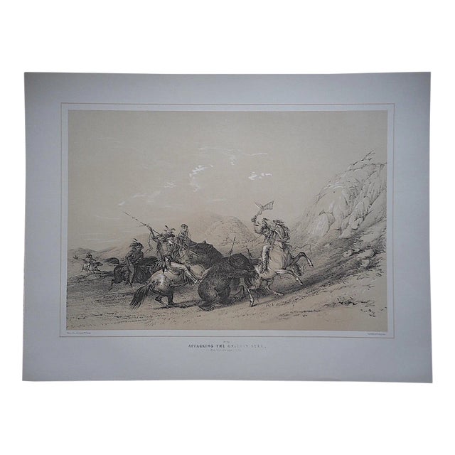 "Attacking the Bear" Ltd. Ed. Serigraph- Americana For Sale