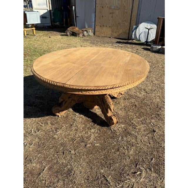18th Century French Country Bleached Oval Dining Table or Center Table For Sale - Image 9 of 18