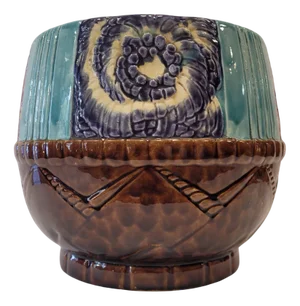 19th Century Cache Pot - Maceta in Barbotina from Orchies, France