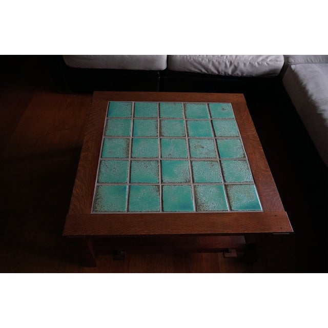 Stickley 25 Tile Top Cocktail Table Finish 32 Chairish