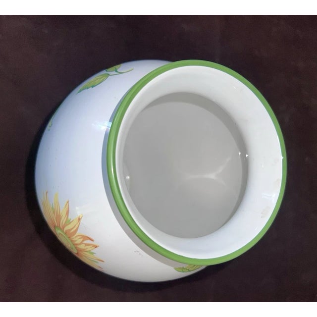 Ceramic Vintage Tiffany & Co. “Tiffany Petals” Porcelain Vase For Sale - Image 7 of 8