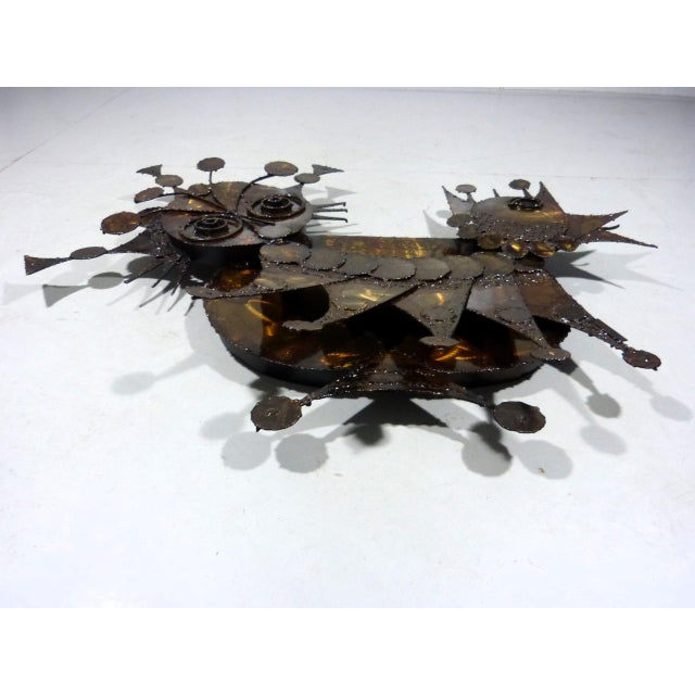 1970s Henrik Horst, Brutalist Wall Sculpture, 1970s, Metal For Sale - Image 5 of 12