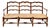 French Provincial Rush Seated Bench, 19th Century For Sale