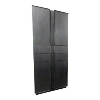 Henredon Furniture 1945 Collection Metropolitan Graphite Tall Chest For Sale