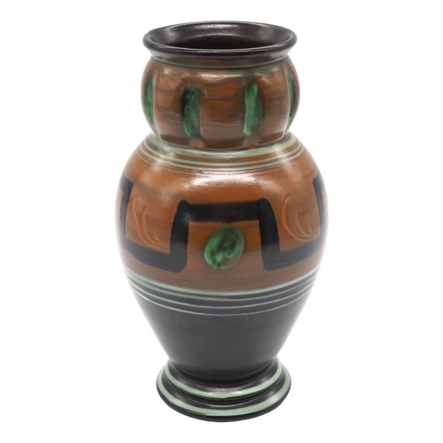 Ceramic Swedish Nordic Ceramic Vase from Upsala Ekeby For Sale - Image 7 of 7