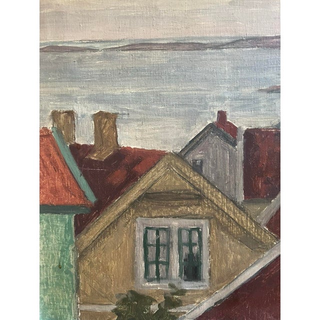 Vintage Swedish oringial oil painting by an uknown artist. There is a signature in the bottom corner, but I'm unable to...