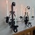 Metal 1960 Spanish Revival Three-Arm Wrought Iron Candle Sconces, Pair For Sale - Image 7 of 14