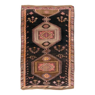 Galerie Shabab Collection Tribal Mid-20th Century Handmade Turkish Anatolian Room Size Carpet For Sale