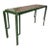 James Mont 1970’s Tony Duquette Style Faux Malachite Console Table - Newly Painted For Sale - Image 4 of 11
