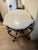 French 1940s French Wrought Iron Table With Beautiful Marble Top For Sale - Image 3 of 3