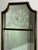 Queen Anne Queen Anne Style Mirror, Etched and Beveled in Ebonized Parcel Gilt Frame, 1940s For Sale - Image 3 of 12