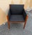 Wood Vintage Shaker Style Armchair With Hand-Woven Canvas Checkerboard Seat For Sale - Image 7 of 10