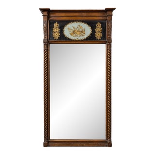 Late 19th Century English Regency Giltwood Pier Mirror For Sale
