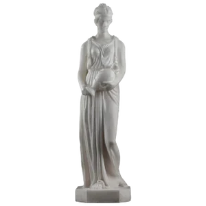 Art Deco Alabaster Sculpture Depicting Samaritan Woman