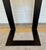 Original retail $642, timeless Modern White Marble Accent Table, black metal base, showroom floor sample